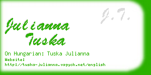 julianna tuska business card